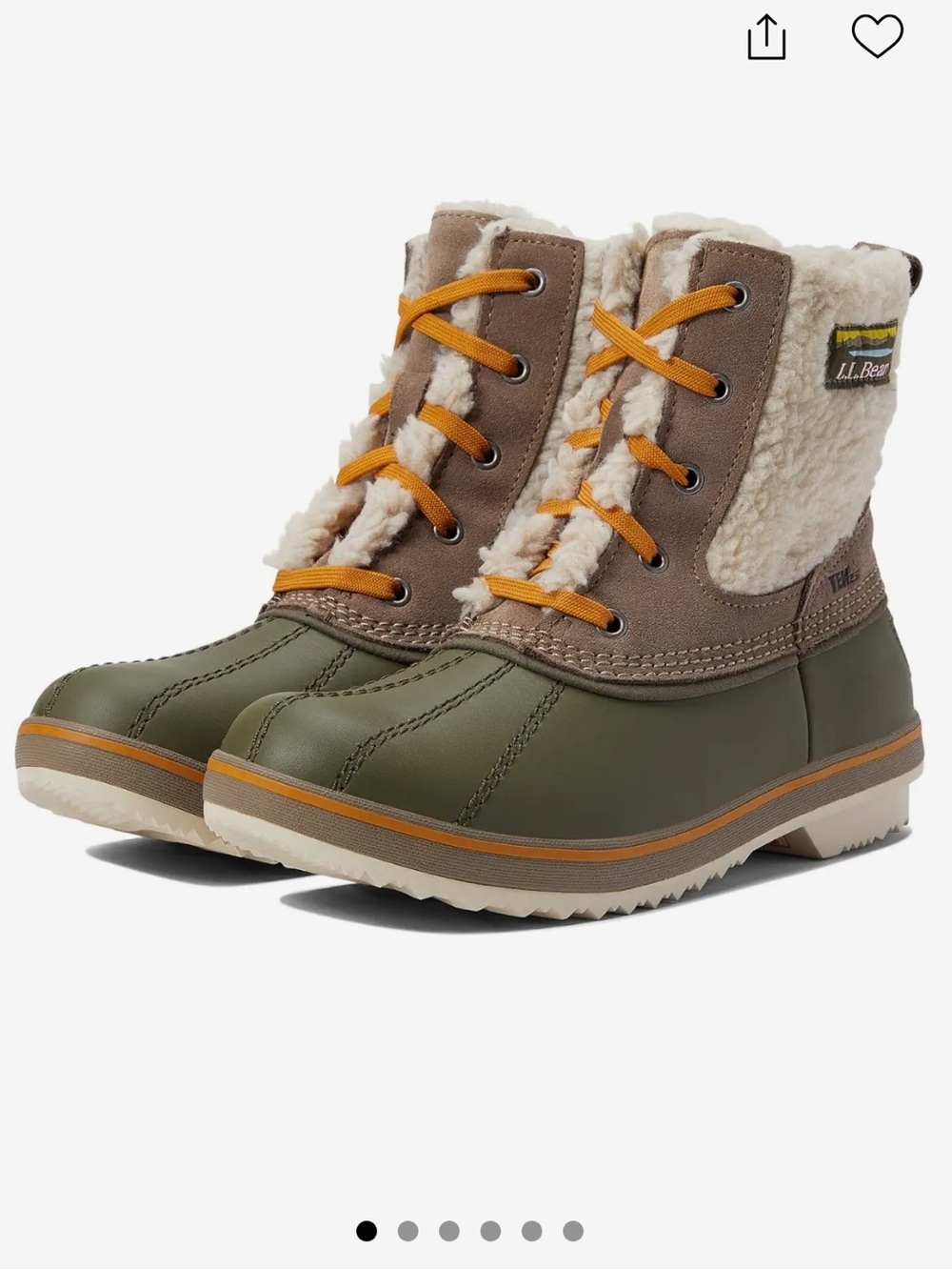 L.L.Bean NWOB Rangeley Pac Boots Ankle Water Resistant Insulated